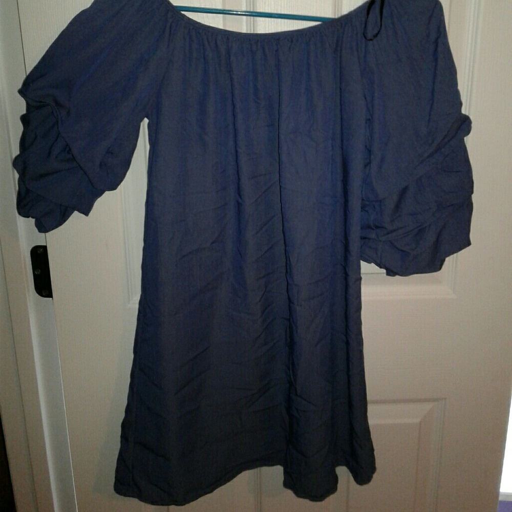 Off the shoulder midi dress